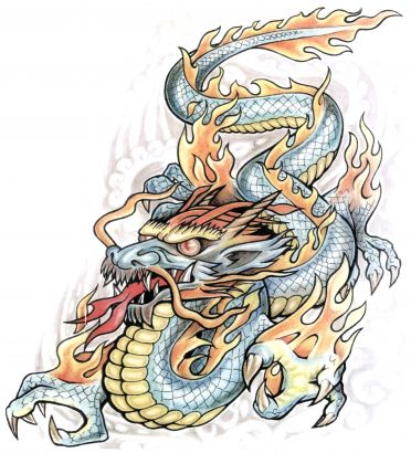 Chinese Dragon Tattoo Design